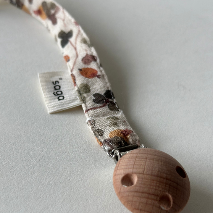Saga Copenhagen - Pacifier Clip - Pala - Rose Hip