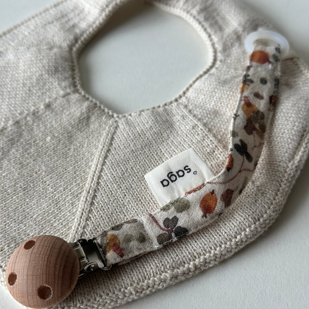 Saga Copenhagen - Pacifier Clip - Pala - Rose Hip