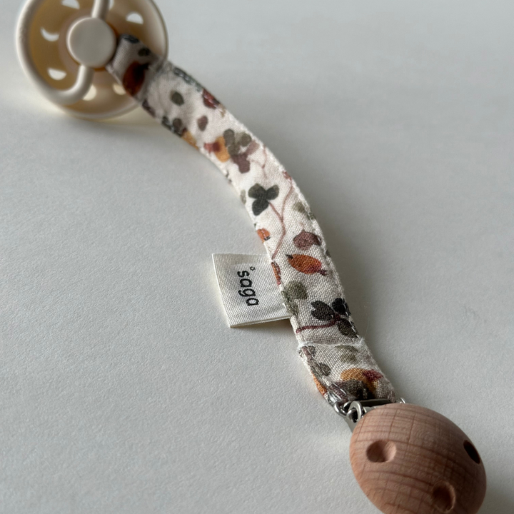 Saga Copenhagen - Pacifier Clip - Pala - Rose Hip