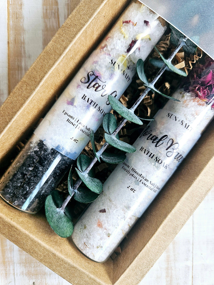 Lux&Lou - Bath Salt Gift Set - Bath Soak - Christmas Gift Set