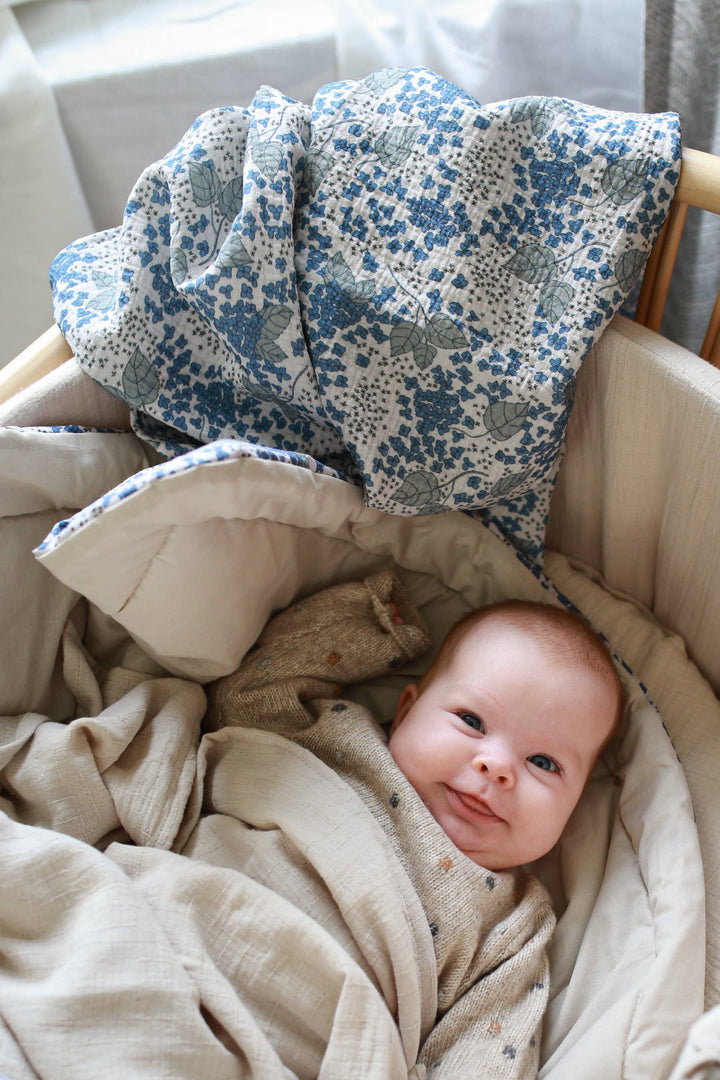 BABYLY - Muslin baby swaddle- Secret Garden