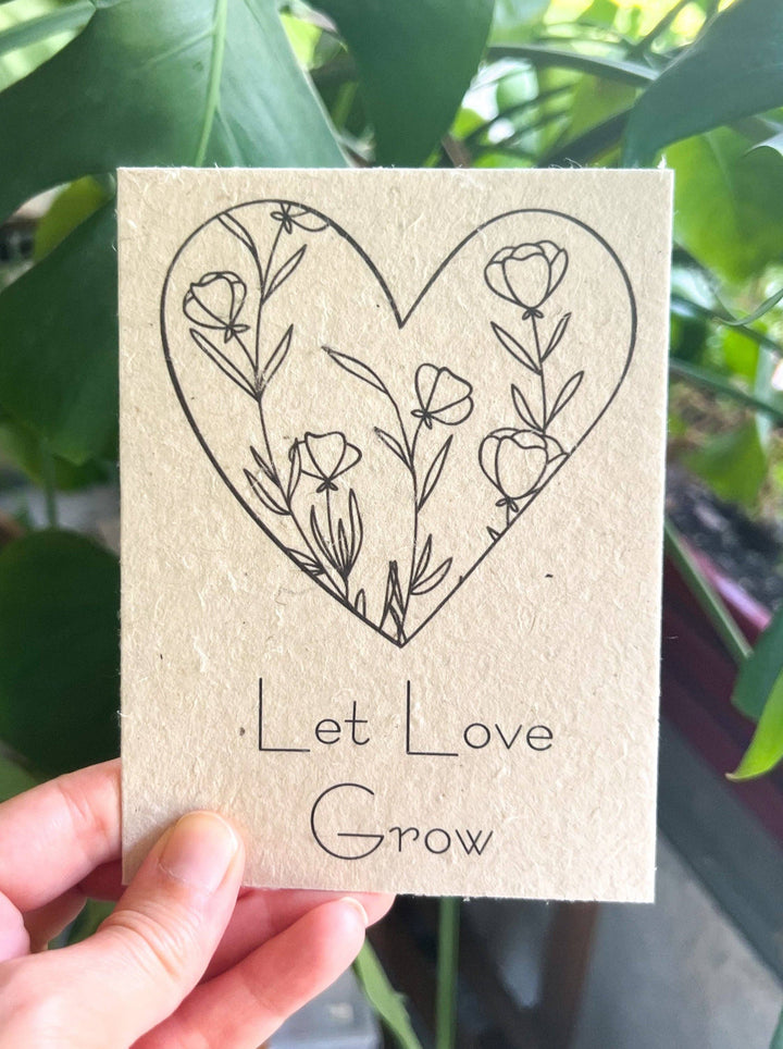 Marissa Kay Apothecary - Plantable Seed Card || Zero Waste || Supports Women MVW64