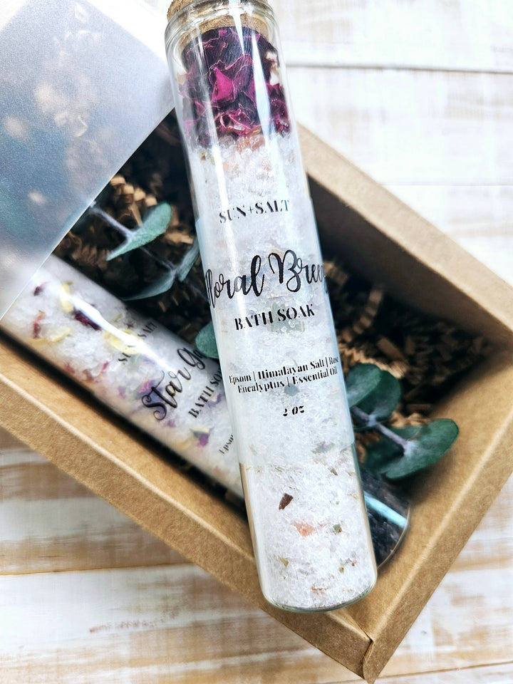 Lux&Lou - Bath Salt Gift Set - Bath Soak - Christmas Gift Set