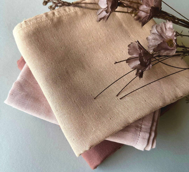 Saga Copenhagen - Muslin Cloth - Clay - 100% Organic Cotton