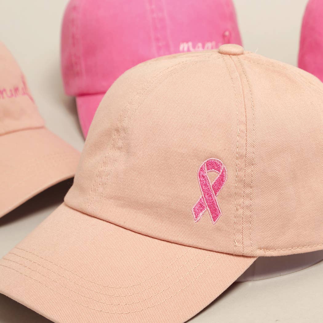 Fashion City - Breast Cancer Awareness Ribbon Baseball Cap