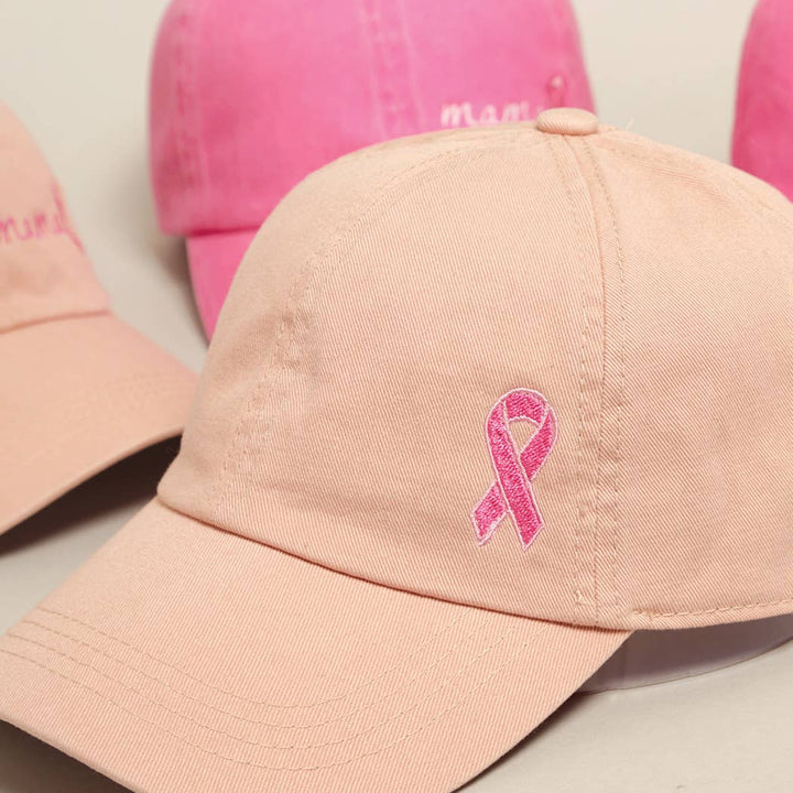 Fashion City - Breast Cancer Awareness Ribbon Baseball Cap