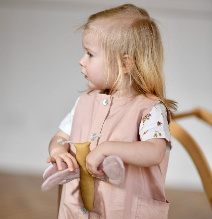 Saga Copenhagen - Activity Baby - Butterfly - Misty Rose - 100% Organic Cotton