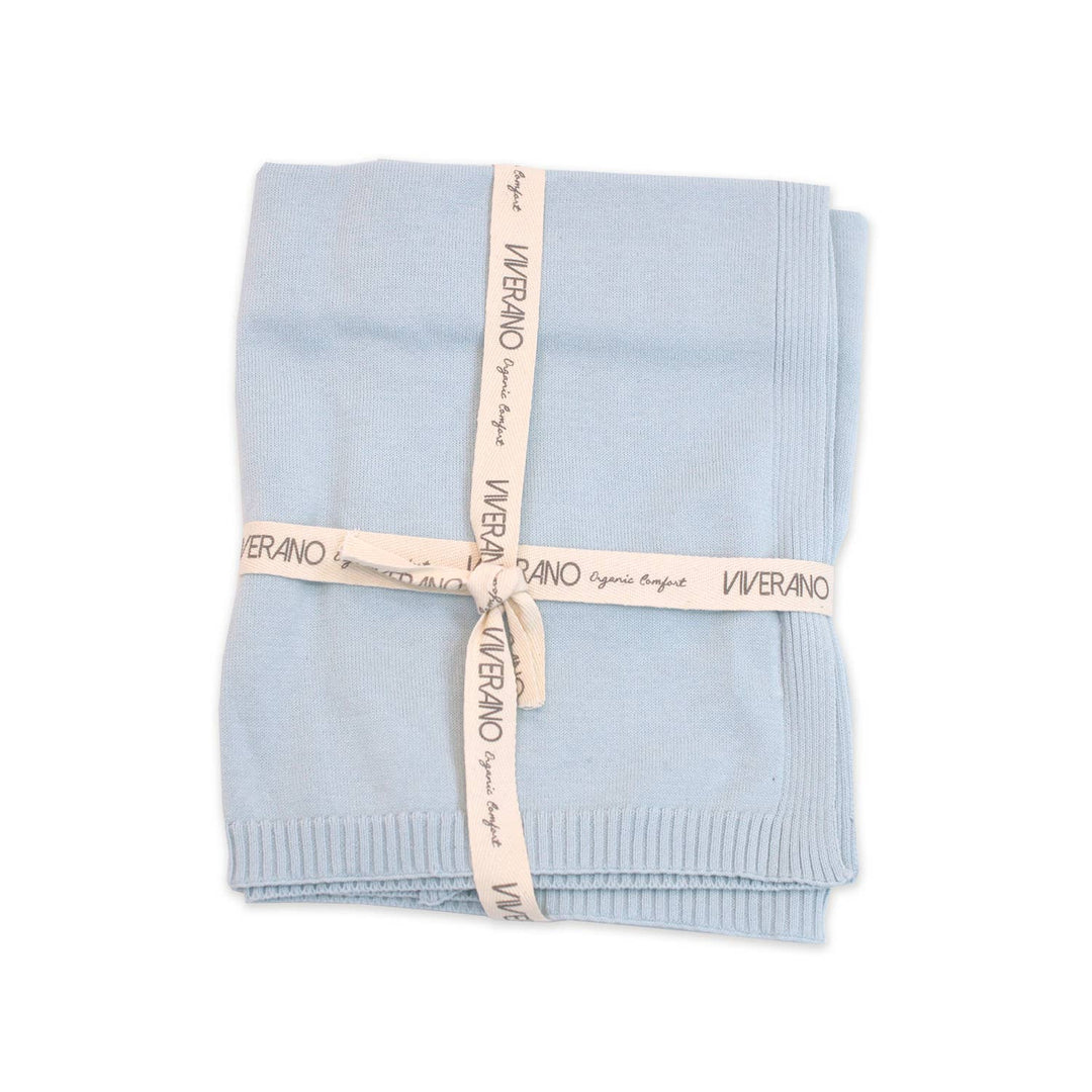 Viverano Organics - Milan Pastel Baby Blanket Sweater Knit (Organic Cotton)
