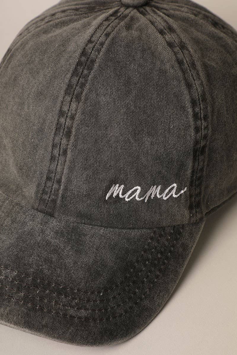 Fashion City - Mama Lettering Embroidery Baseball Cap