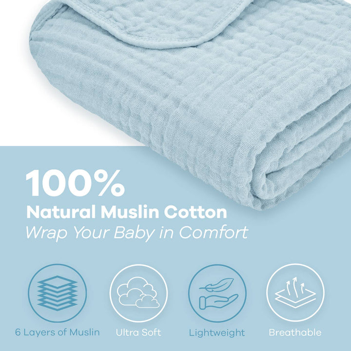 Comfy Cubs - Baby Muslin Cotton Blankets by Comfy Cubs