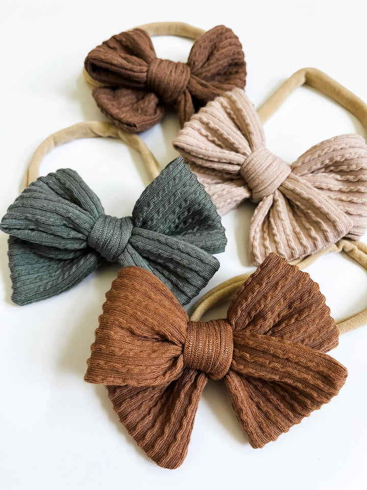 Boho + Babe - Baby Bow Headband - Willow