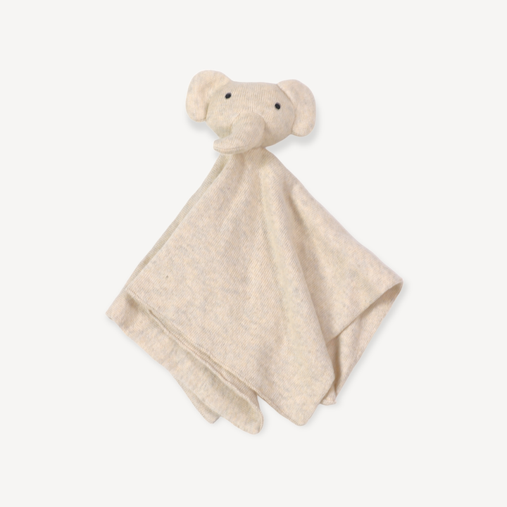 Viverano Organics - Elephant - Organic Baby Lovey Security Blanket Cuddle Cloth