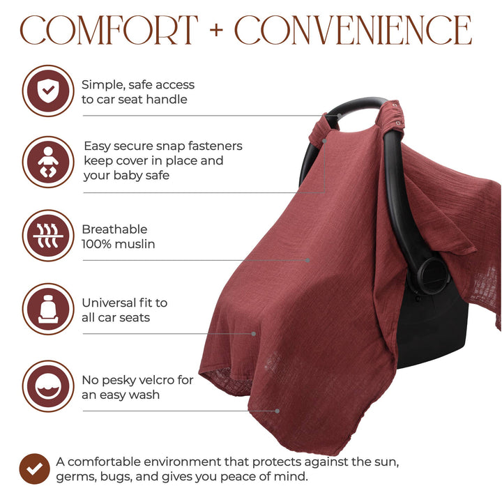 Comfy Cubs - Baby Car Seat Cover by Comfy Cubs