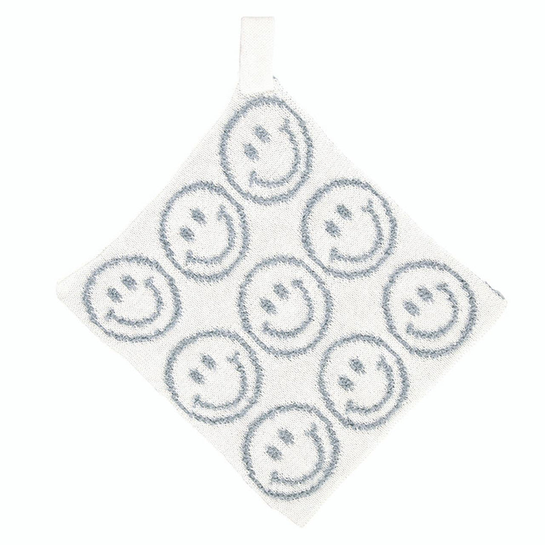 Stephan Baby by Creative Brands - Plush Pacifier Blankie - Smiley Faces