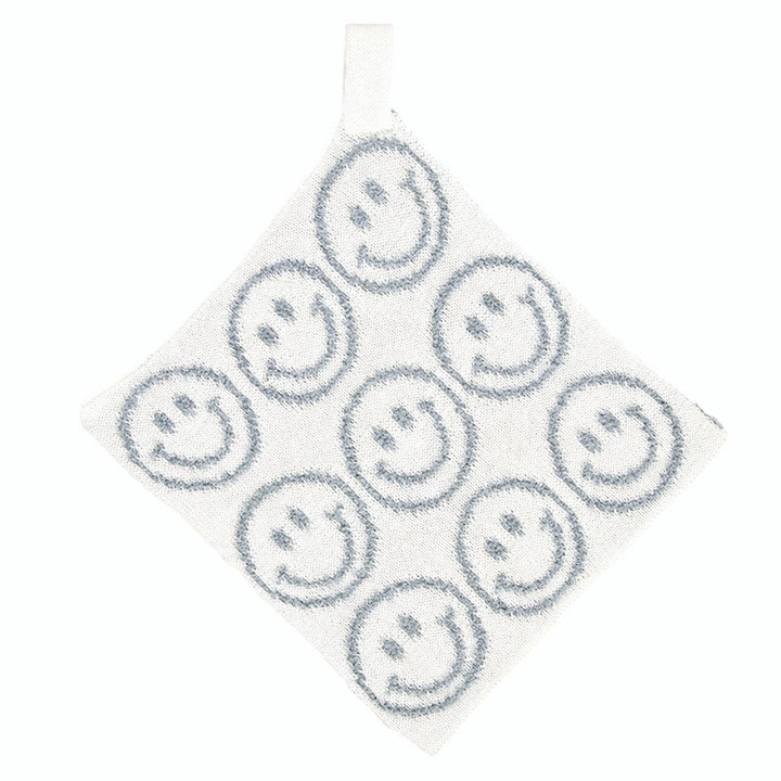 Stephan Baby by Creative Brands - Plush Pacifier Blankie - Smiley Faces