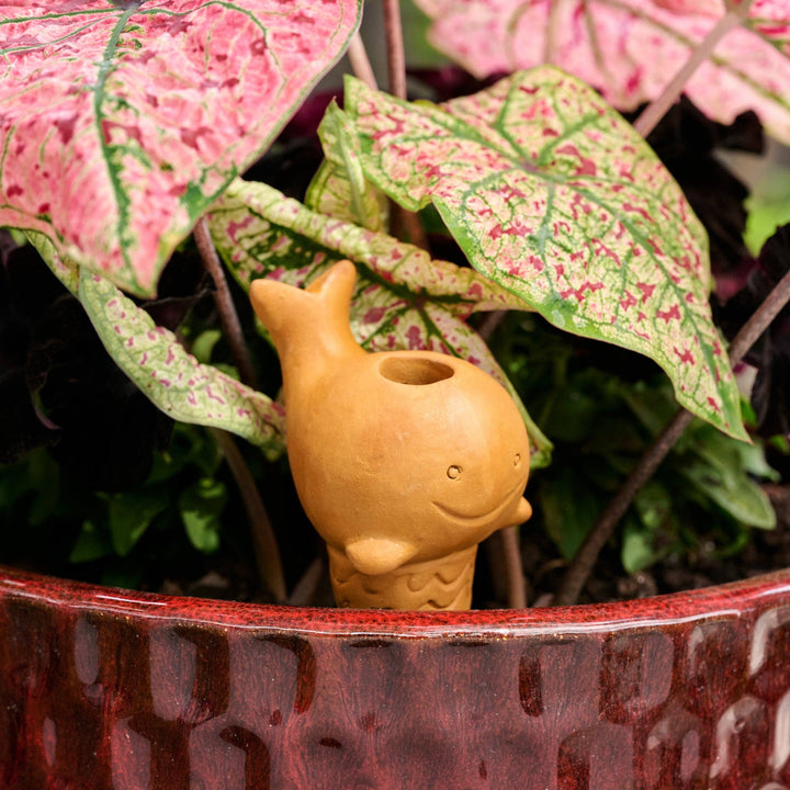 Ten Thousand Villages - Self Watering Plant Pet - Whale