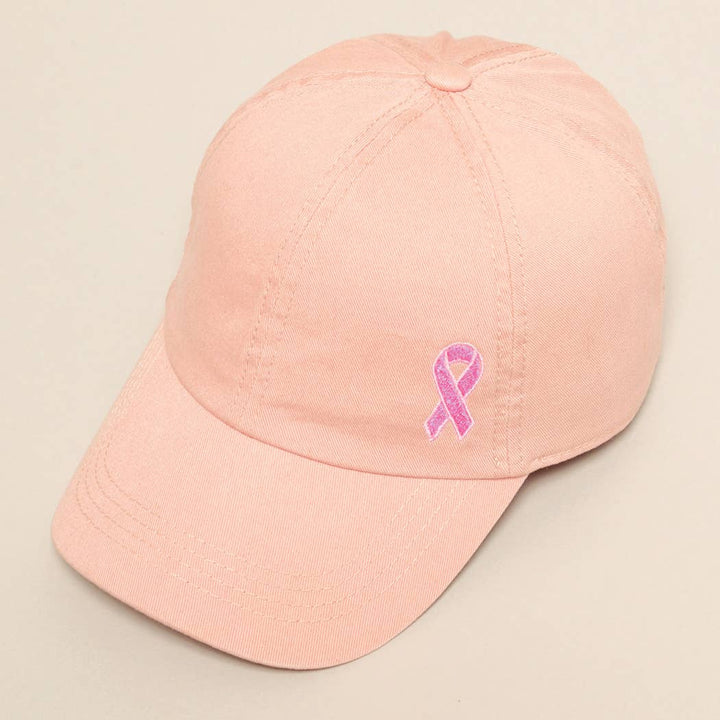 Fashion City - Breast Cancer Awareness Ribbon Baseball Cap