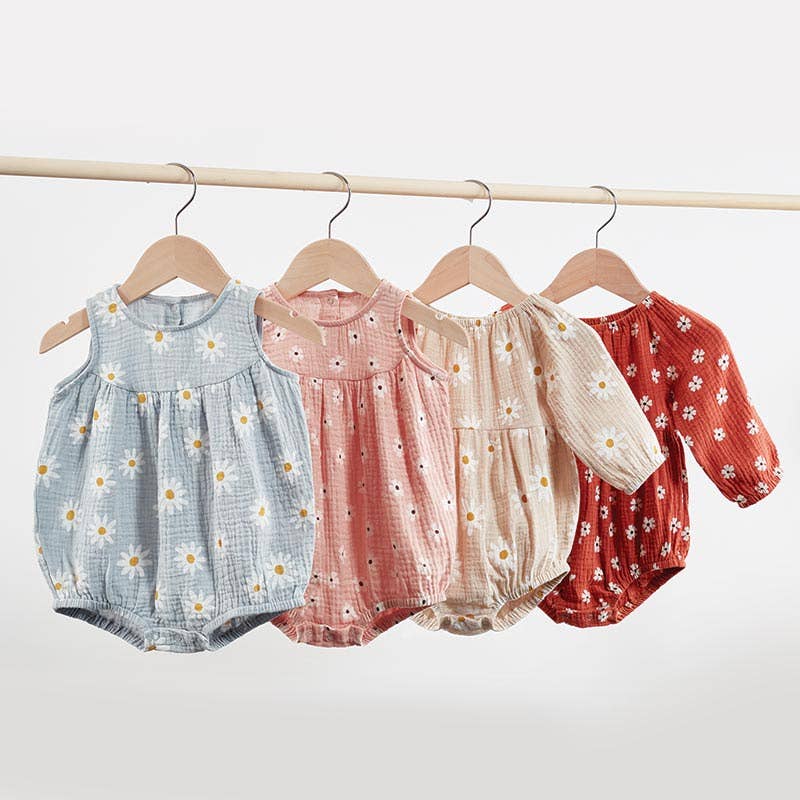 Stephan Baby by Creative Brands - Sleeveless Romper - Floral