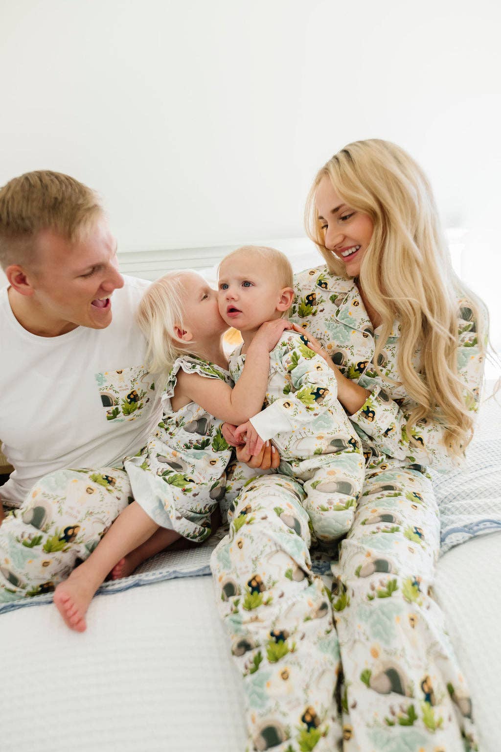 Holy Pals - He Is Risen PJ Footed Onesie Cotton
