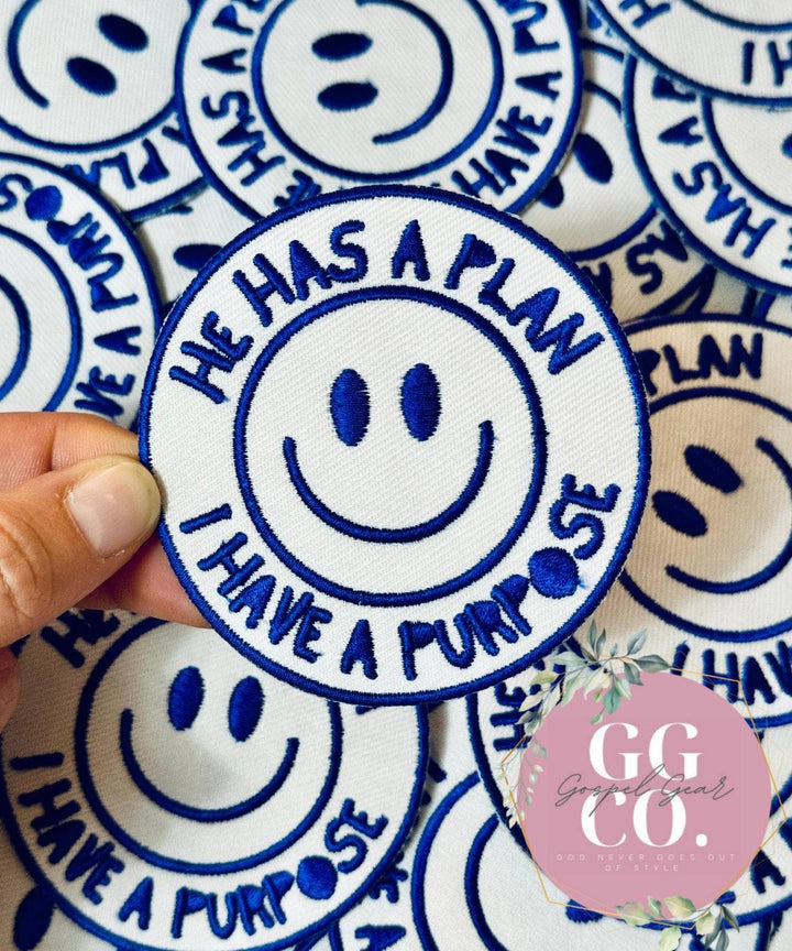 Gospel Gear Co - He Has A Plan I Have A Purpose Embroidered Patch