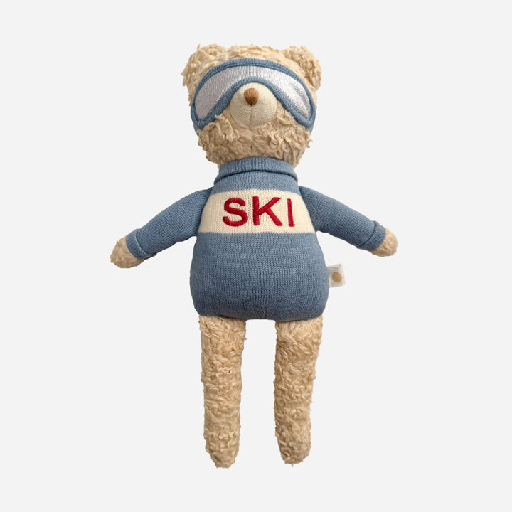 BUNDLE TRIO: Baby Ski, Organic Sweater Knit Blanket & Teether Tree Bundle