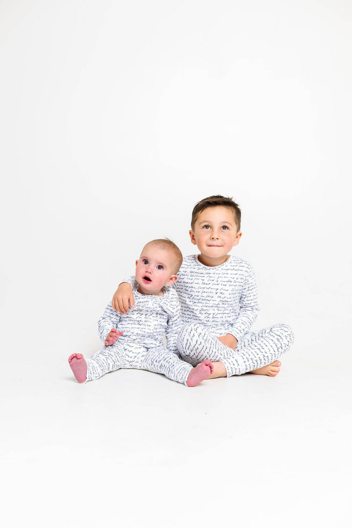 Holy Pals - Love One Another Footless Onesie Cotton