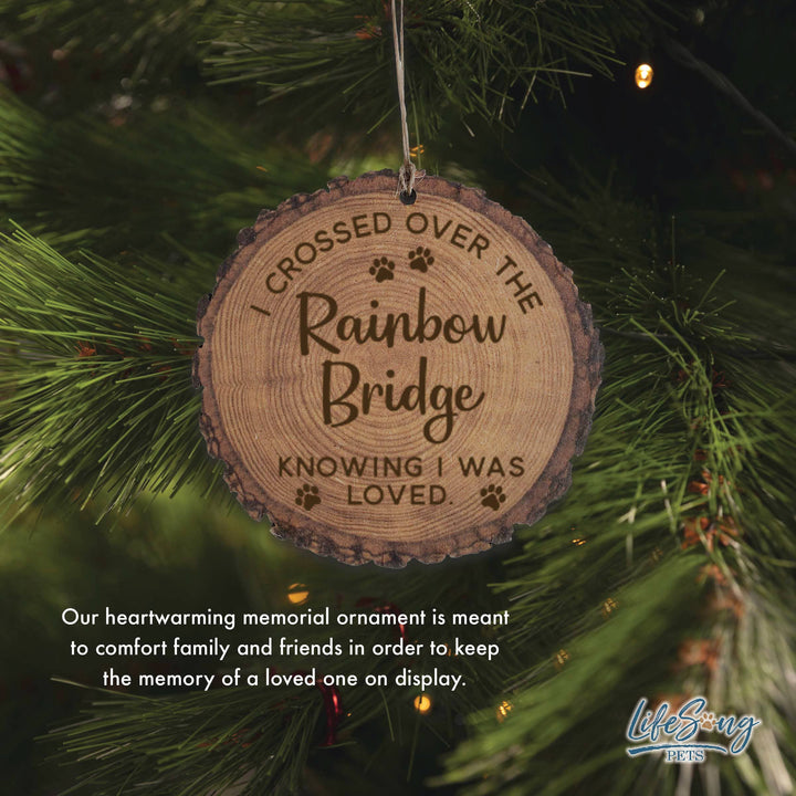 LifeSong Milestones - Rainbow Bridge Barky Pet Bereavement Ornament