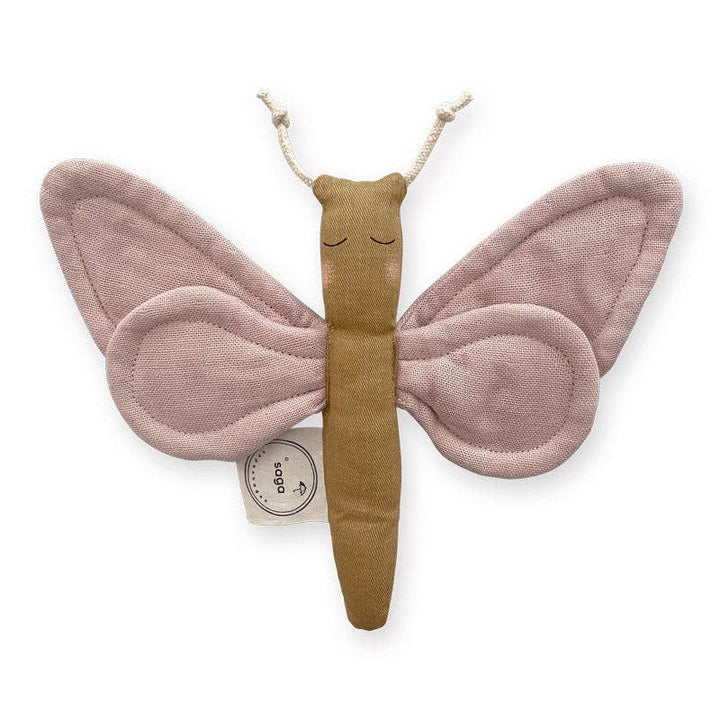 Saga Copenhagen - Activity Baby - Butterfly - Misty Rose - 100% Organic Cotton