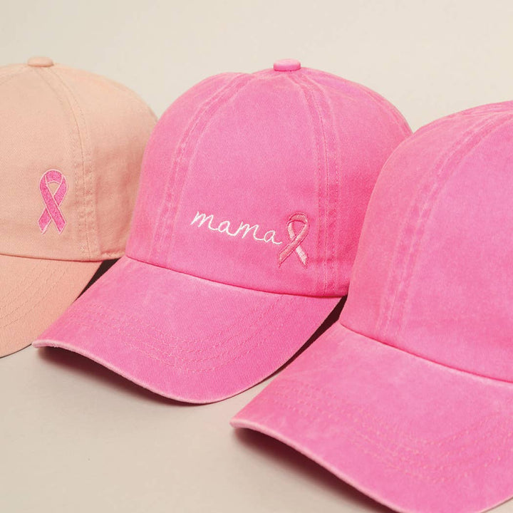 Fashion City - Breast Cancer Awareness Ribbon Baseball Cap