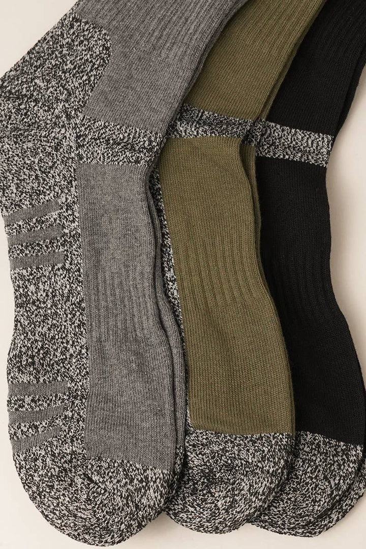 Fashion City - Men's Multi Performance Outdoor Sports Hiking Crew Socks