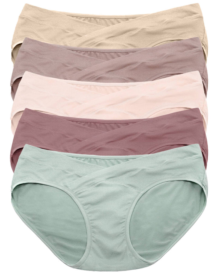 Kindred Bravely - Under-the-Bump Bikini Underwear (5-Pack)Maternity/Postpartum