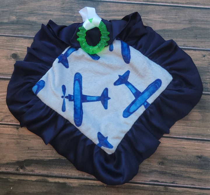 Cuddle Couture - Navy Airplanes