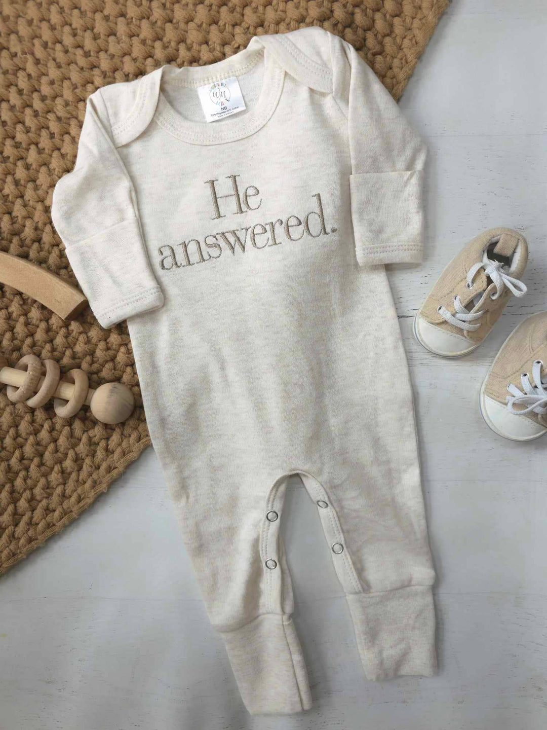 Wonderfully Made - Baby Romper | He Answered.