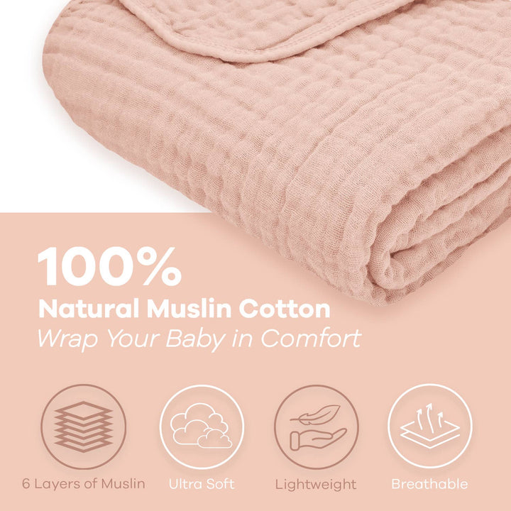 Comfy Cubs - Baby Muslin Cotton Blankets by Comfy Cubs
