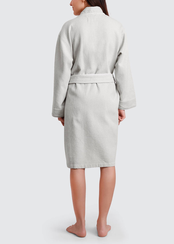 Viverano Organics - Women's Organic Waffle Weave Bath & Spa Robe (3 Colors)