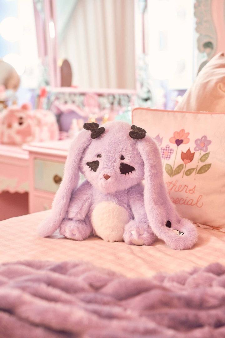 Tiny Protectors - Vivienne the Goth Bunny Heatable + Cooling Plush