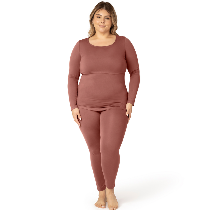 Kindred Bravely - Jane Long Sleeve Nursing Pajama Set - Top & Bottom