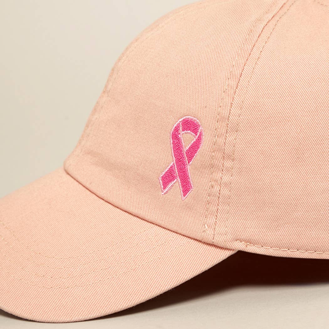 Fashion City - Breast Cancer Awareness Ribbon Baseball Cap