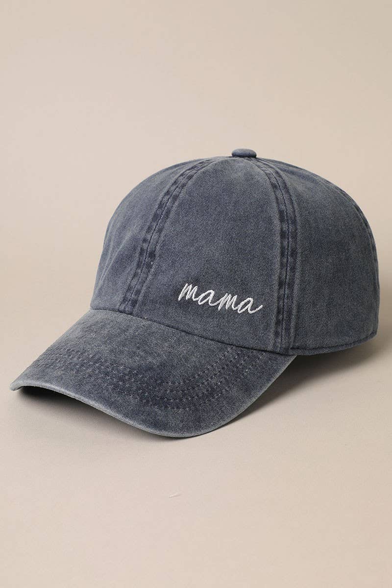 Fashion City - Mama Lettering Embroidery Baseball Cap