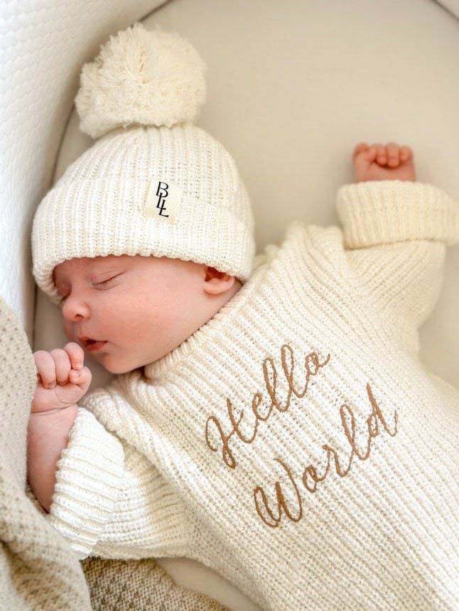 Brave Little Lamb the Label - Knit Pom Beanie