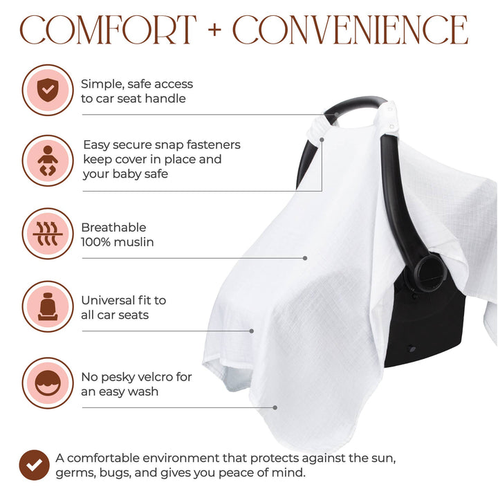 Comfy Cubs - Baby Car Seat Cover by Comfy Cubs