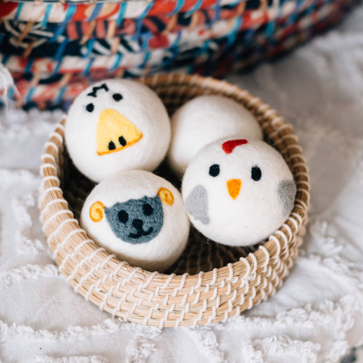 Ten Thousand Villages - Eco Friendly Wool Dryer Ball - Chicken
