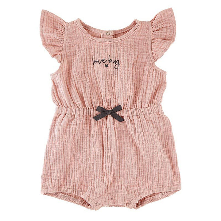 Stephan Baby by Creative Brands - Ruffle Romper - Love Bug