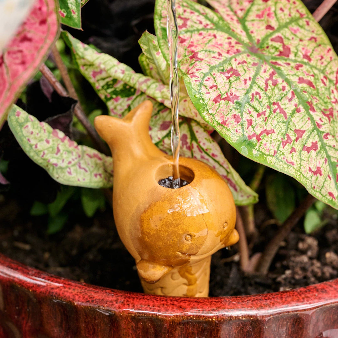 Ten Thousand Villages - Self Watering Plant Pet - Whale