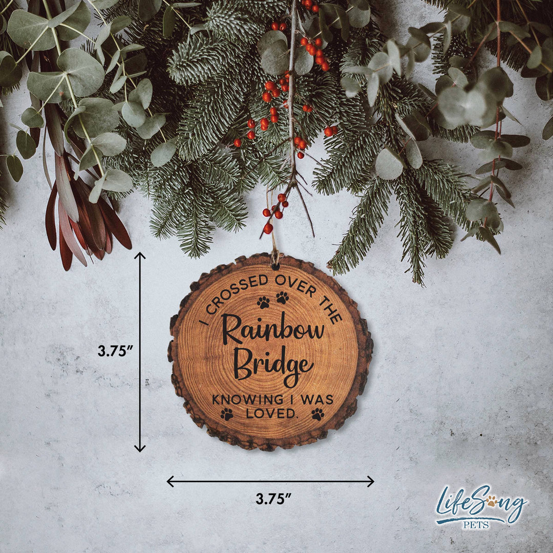 LifeSong Milestones - Rainbow Bridge Barky Pet Bereavement Ornament