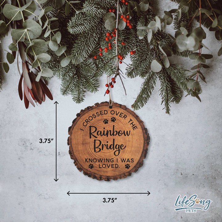 LifeSong Milestones - Rainbow Bridge Barky Pet Bereavement Ornament