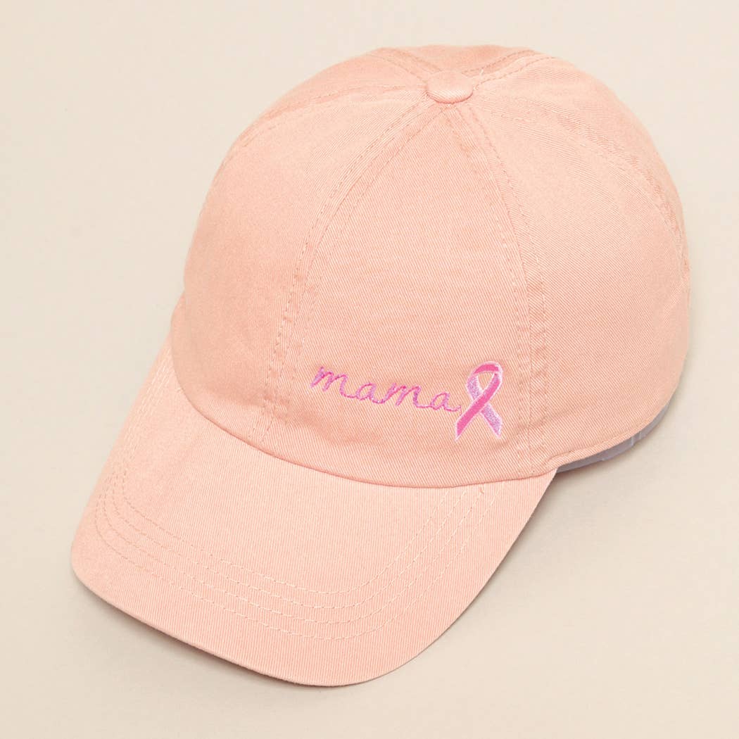 Fashion City - Breast Cancer Awareness Ribbon Baseball Cap