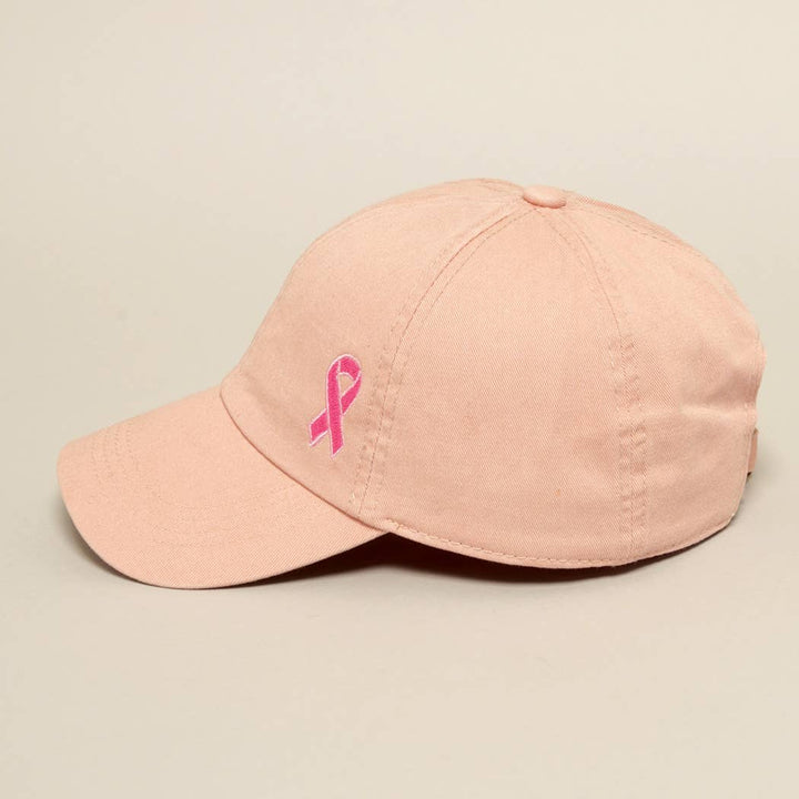 Fashion City - Breast Cancer Awareness Ribbon Baseball Cap