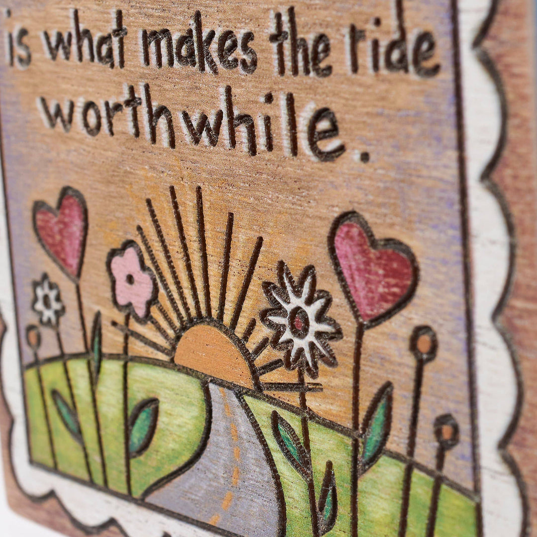 Primitives by Kathy - Love Worthwhile Block Sign