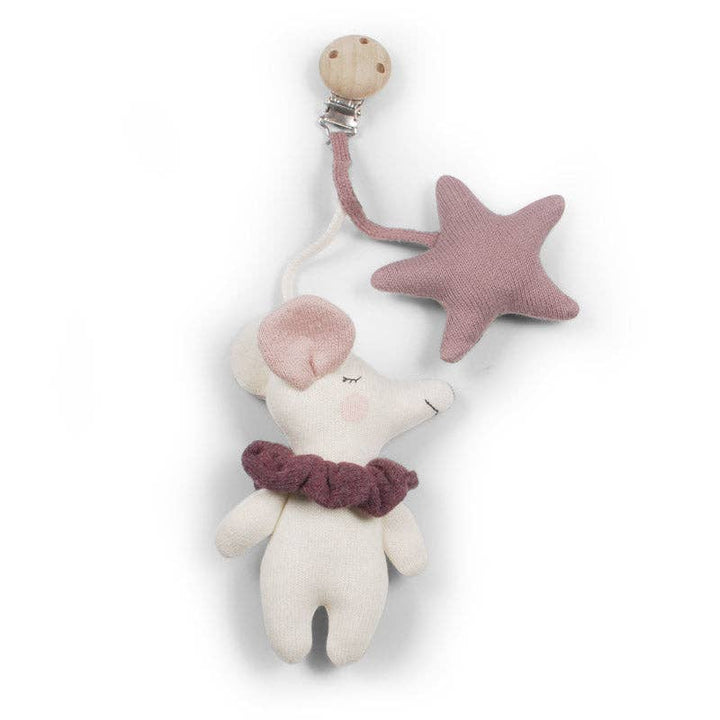 Saga Copenhagen - Pram Toy - Fawn - Organic Cotton